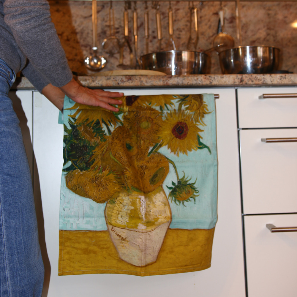 Weitere Ansicht: Geschirrtuch van Gogh, Sonnenblumen