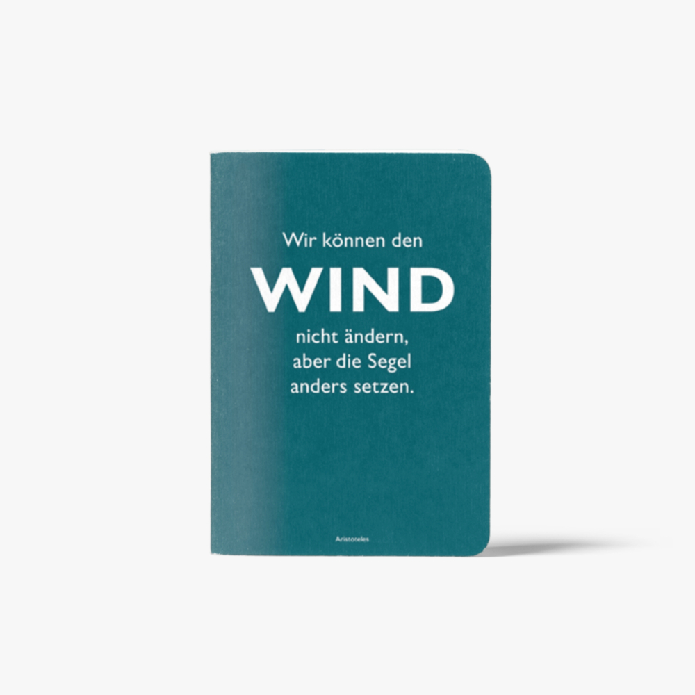 Weitere Ansicht: Hefte A6 Zitat Aristoteles, Wind