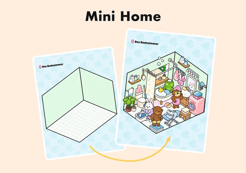 Weitere Ansicht: Sweet & Cosy Stickerbuch: Mini Home