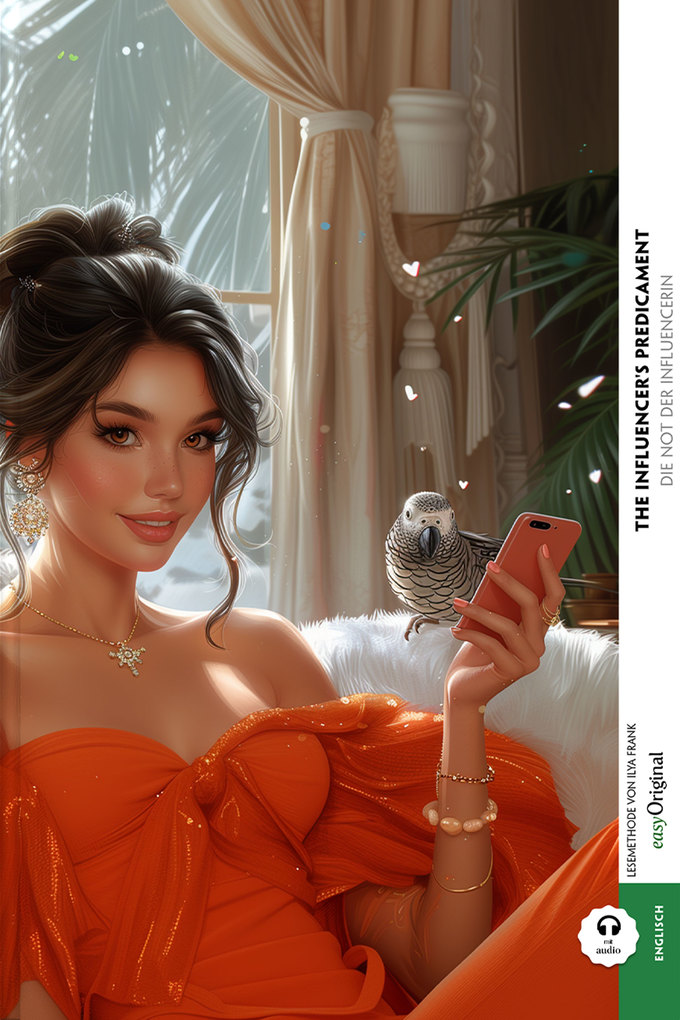 Weitere Ansicht: The Influencer's Predicament / Die Not der Influencerin (Buch + Audio-CD) - Frank-Lesemethode - Kommentierte zweisprachige Ausgabe Englisch-Deutsch, m. 1 Audio-CD, m. 1 Audio, m. 1 Audio | Amanda E. Clark