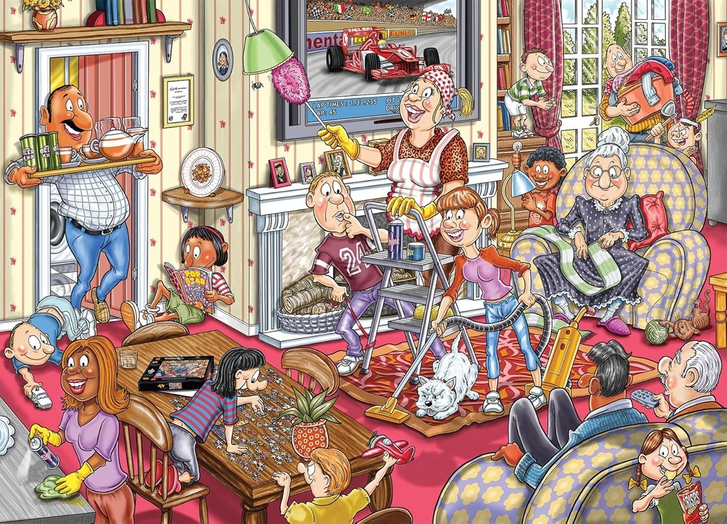 Weitere Ansicht: Wasgij Retro Mystery 10 - Endlich Frühling - Puzzle 1000 Teile