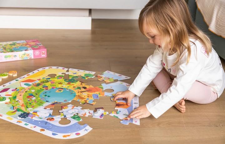 Weitere Ansicht: GOULA - XXL-Puzzle Jahreszeiten