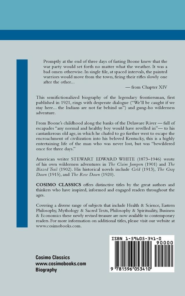 Weitere Ansicht: Daniel Boone | Stewart Edward White
