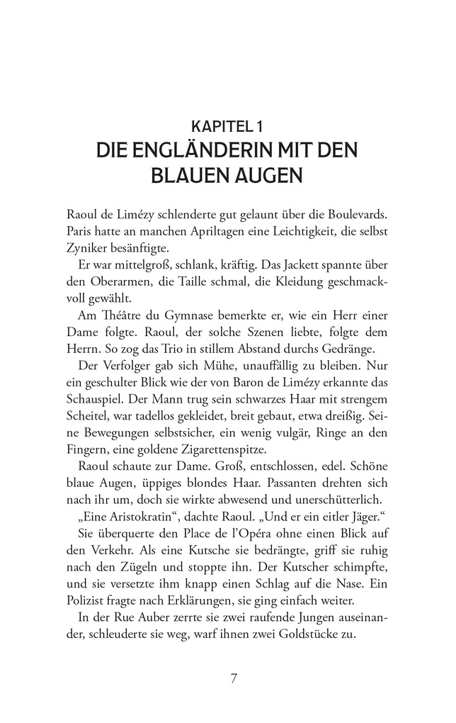 Weitere Ansicht: Arsène Lupin - Die Dame mit den grünen Augen. Kriminalroman | Maurice Leblanc
