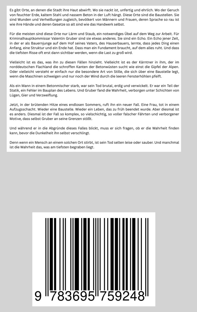 Weitere Ansicht: Die Tote im Aufzugsschacht | Valentin Gruber