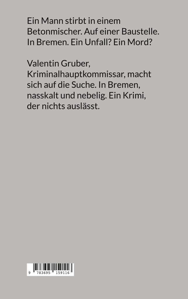 Weitere Ansicht: Der Tote im Betonmischer | Valentin Gruber