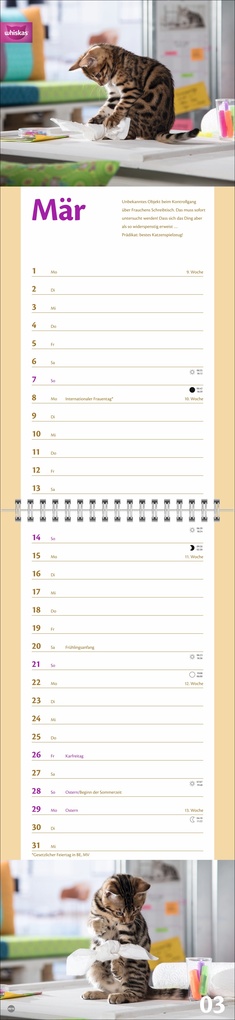 Weitere Ansicht: Whiskas Katzenleben Kalender 2027