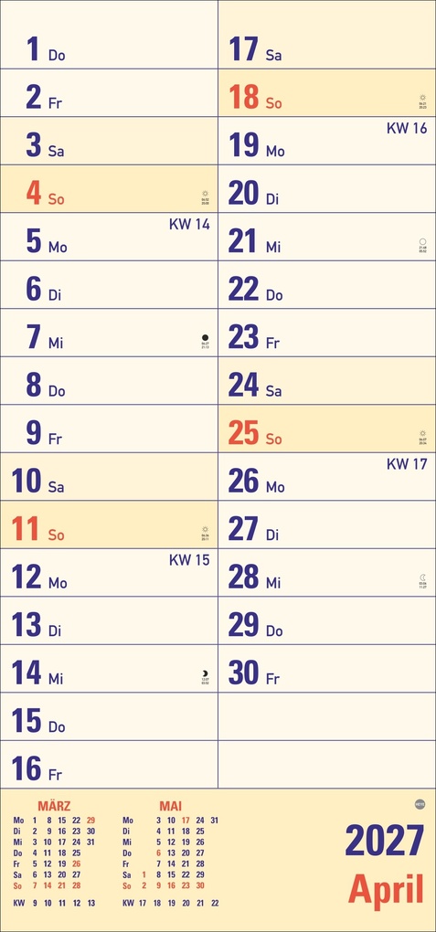 Weitere Ansicht: Großdruck Planer 2027