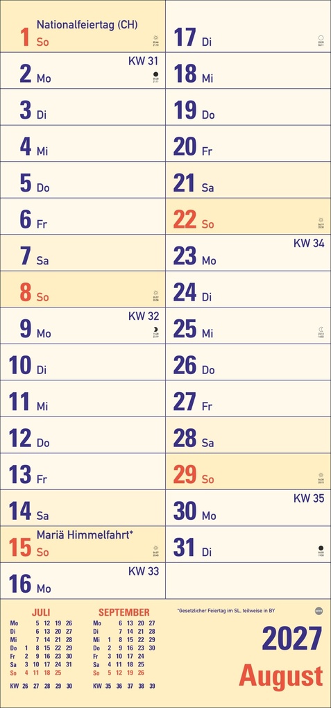 Weitere Ansicht: Großdruck Planer 2027