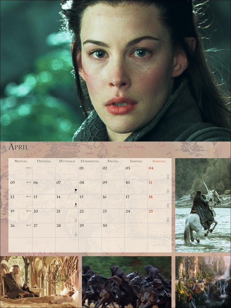 Weitere Ansicht: Der Herr der Ringe Broschur XL Kalender 2027