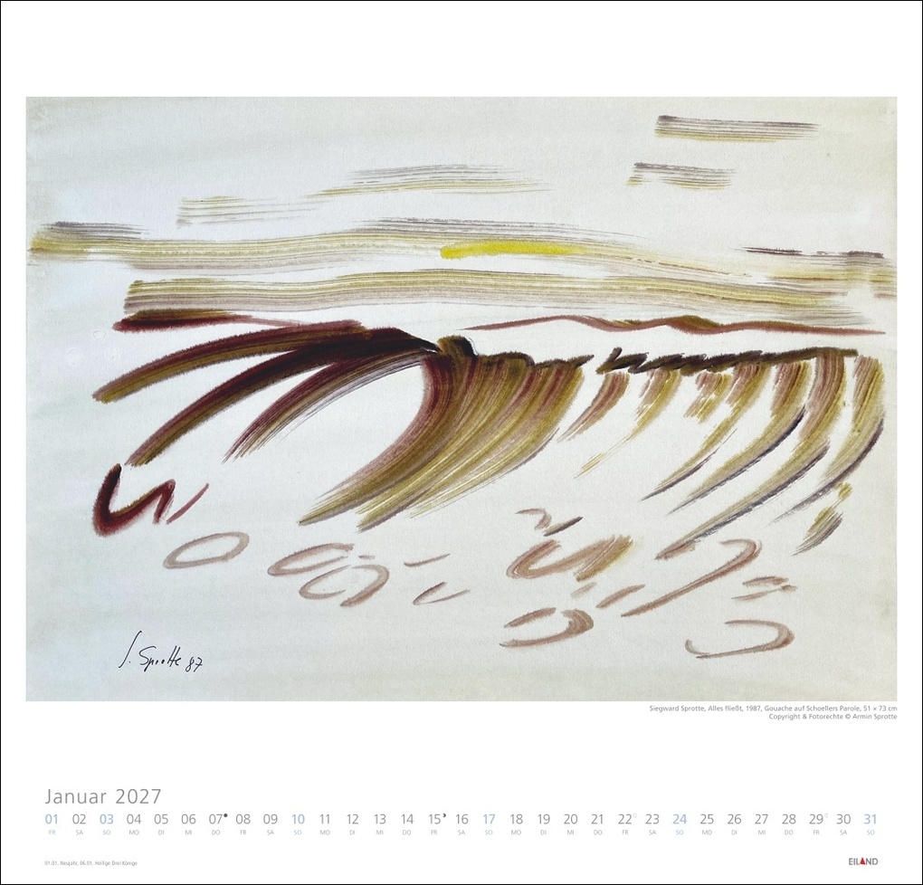 Weitere Ansicht: Siegward Sprotte Edition Kalender 2027 | Siegward Sprotte