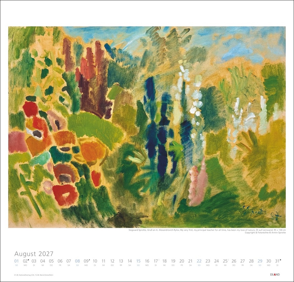 Weitere Ansicht: Siegward Sprotte Edition Kalender 2027 | Siegward Sprotte