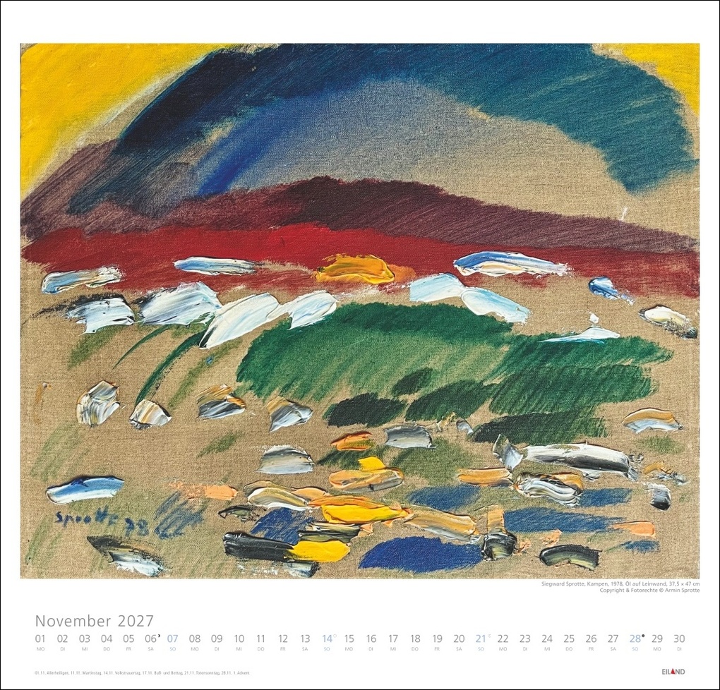 Weitere Ansicht: Siegward Sprotte Edition Kalender 2027 | Siegward Sprotte