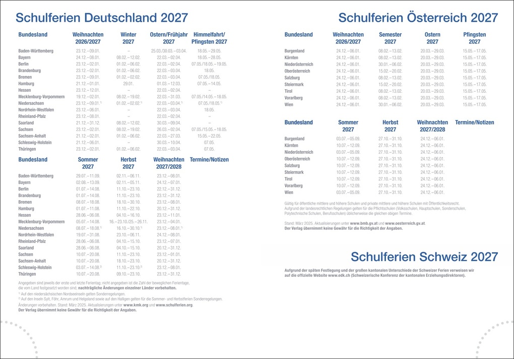 Weitere Ansicht: Tages-Cheftimer A6, petrol 2027