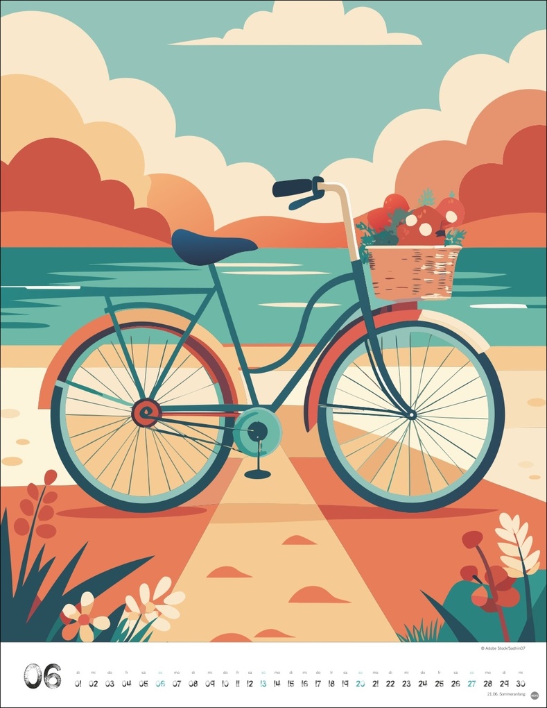 Weitere Ansicht: Bike Art Posterkalender 2027
