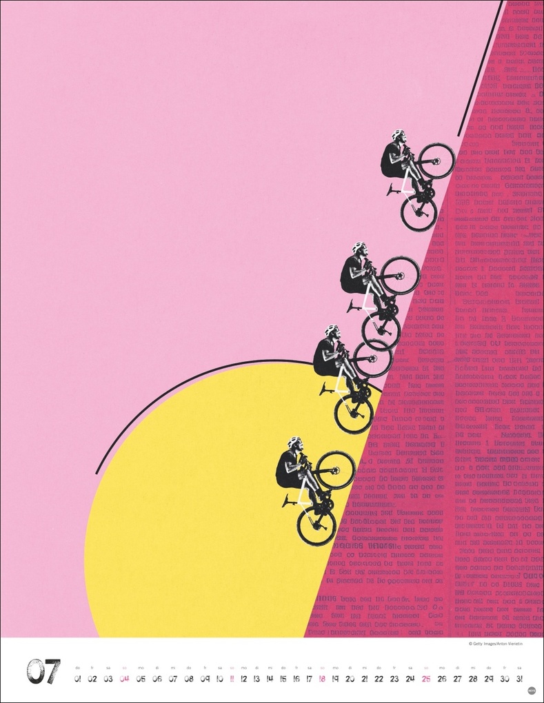 Weitere Ansicht: Bike Art Posterkalender 2027