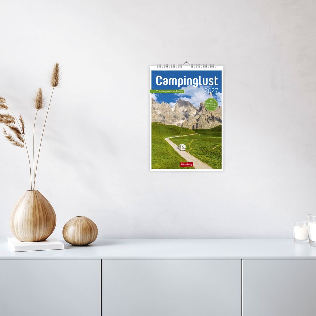 Weitere Ansicht: Campinglust Wochen-Kulturkalender 2027 - 53 unvergessliche Touren | Michael Moll