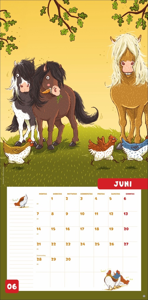 Weitere Ansicht: Haferhorde Broschurkalender 2027 | Suza Kolb