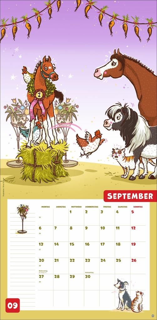 Weitere Ansicht: Haferhorde Broschurkalender 2027 | Suza Kolb