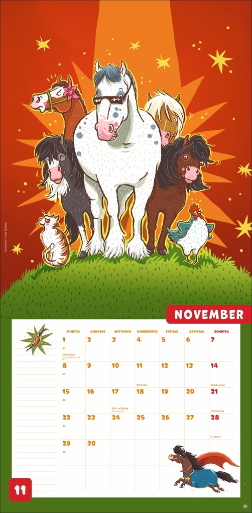 Weitere Ansicht: Haferhorde Broschurkalender 2027 | Suza Kolb
