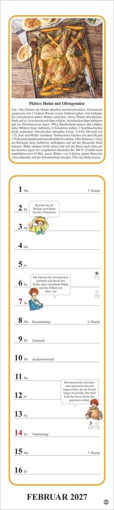Weitere Ansicht: Tante Clara Küchenkalender 2027
