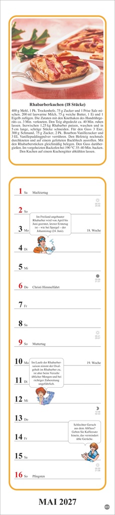 Weitere Ansicht: Tante Clara Küchenkalender 2027