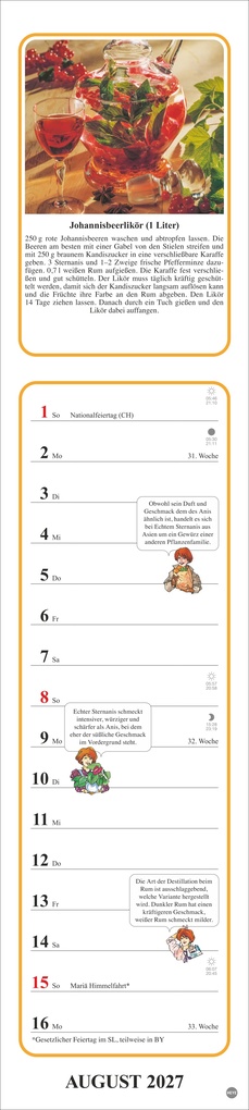 Weitere Ansicht: Tante Clara Küchenkalender 2027