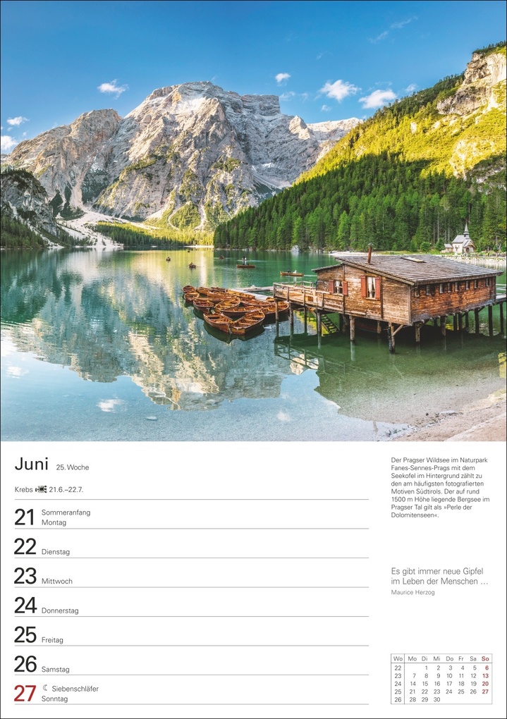 Weitere Ansicht: Südtirol Wochenplaner 2027 - Eine Reise in 53 Bildern | Ulrike Issel