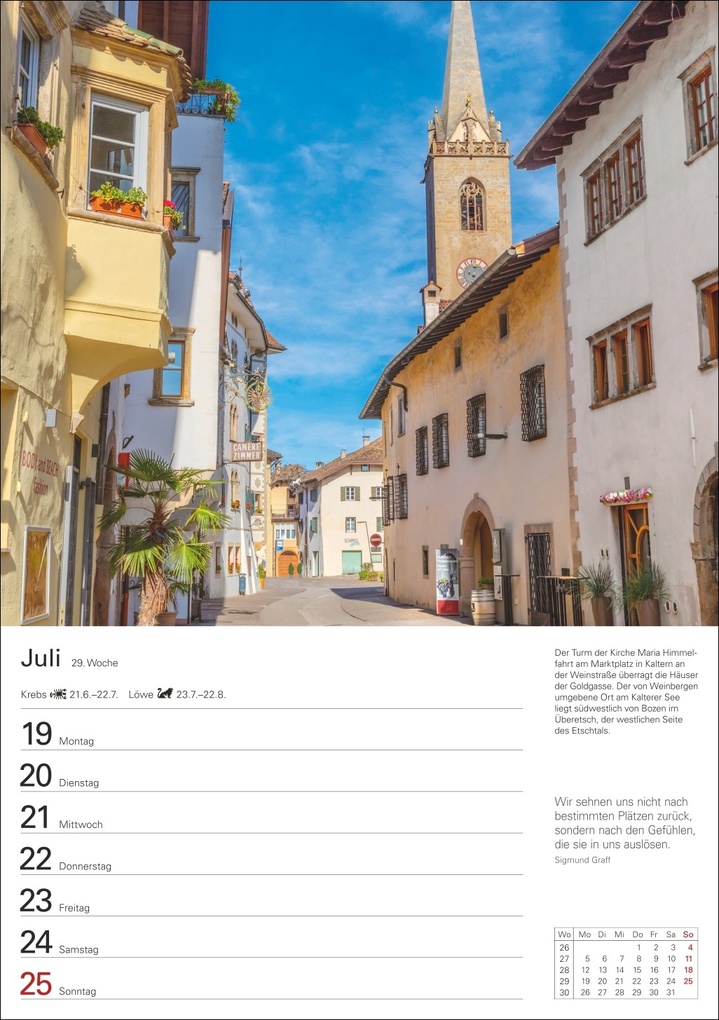Weitere Ansicht: Südtirol Wochenplaner 2027 - Eine Reise in 53 Bildern | Ulrike Issel