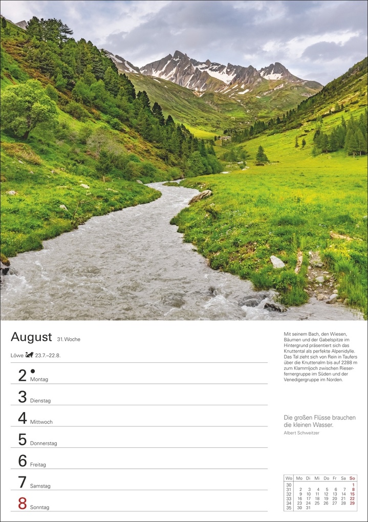 Weitere Ansicht: Südtirol Wochenplaner 2027 - Eine Reise in 53 Bildern | Ulrike Issel