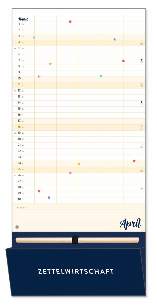 Weitere Ansicht: Familienplaner plus Tasche 2027