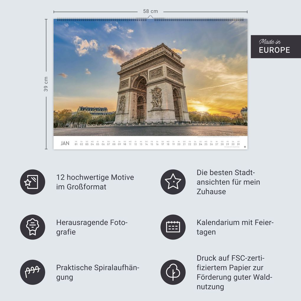 Weitere Ansicht: Paris Edition Kalender 2027