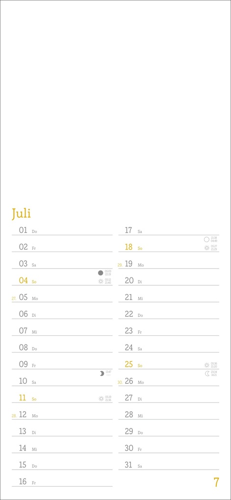 Weitere Ansicht: Kalender zum Selbstgestalten 2027