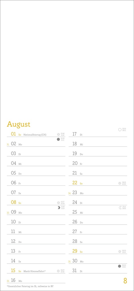 Weitere Ansicht: Kalender zum Selbstgestalten 2027