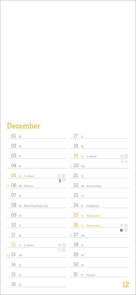 Weitere Ansicht: Kalender zum Selbstgestalten 2027
