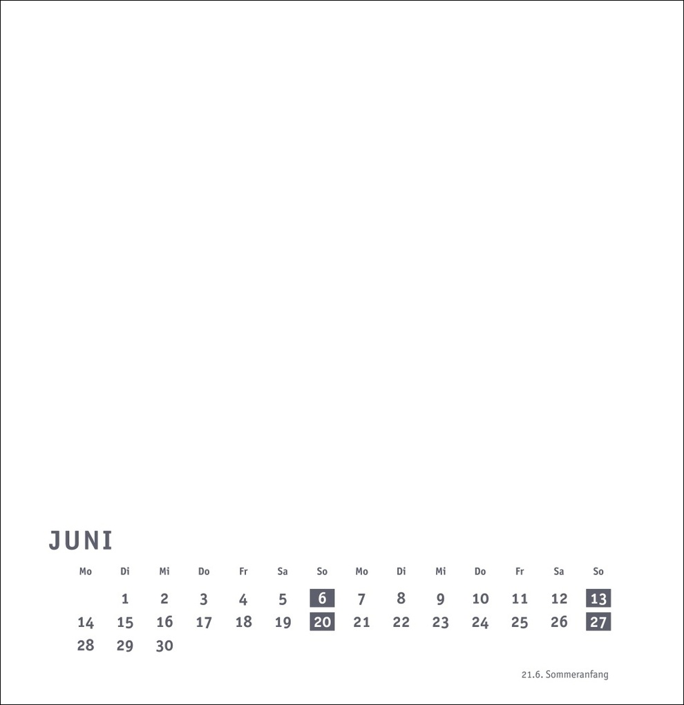 Weitere Ansicht: Premium-Bastelkalender weiß groß 2027