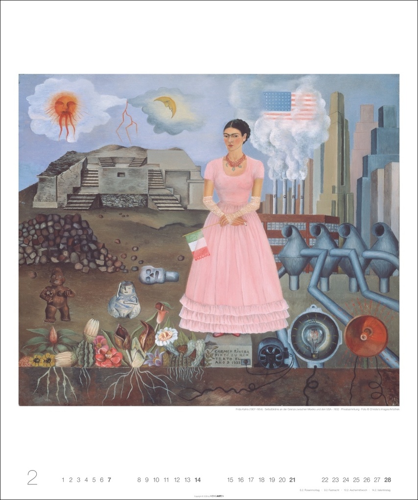 Weitere Ansicht: Frida Kahlo Edition Kalender 2027 | Frida Kahlo