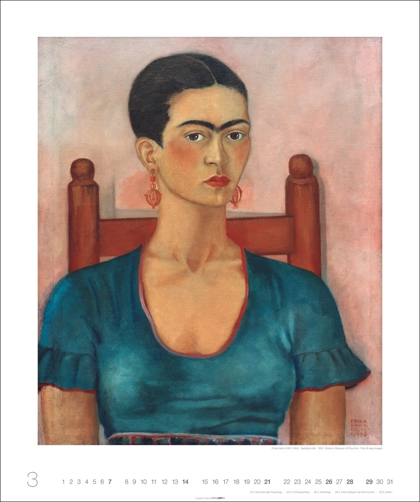 Weitere Ansicht: Frida Kahlo Edition Kalender 2027 | Frida Kahlo