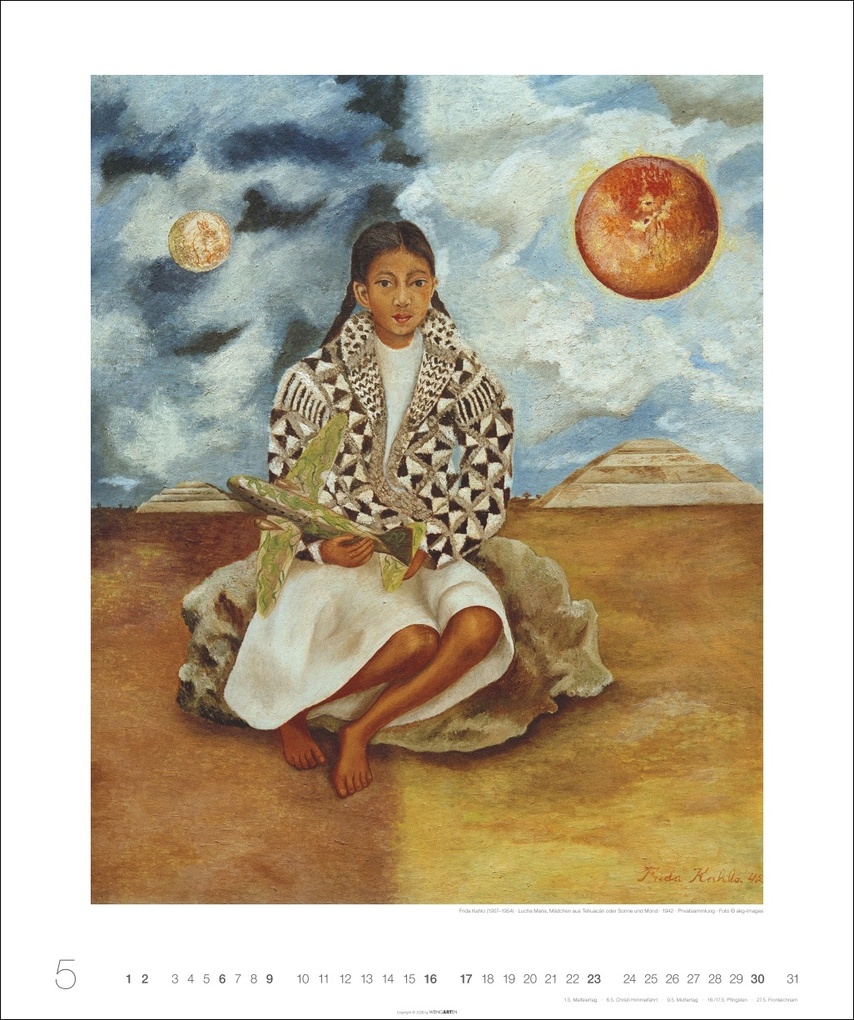 Weitere Ansicht: Frida Kahlo Edition Kalender 2027 | Frida Kahlo