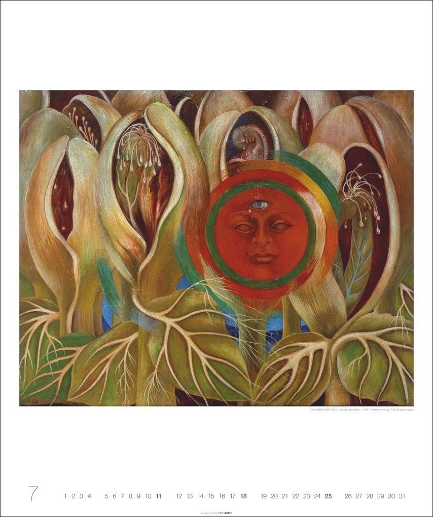 Weitere Ansicht: Frida Kahlo Edition Kalender 2027 | Frida Kahlo
