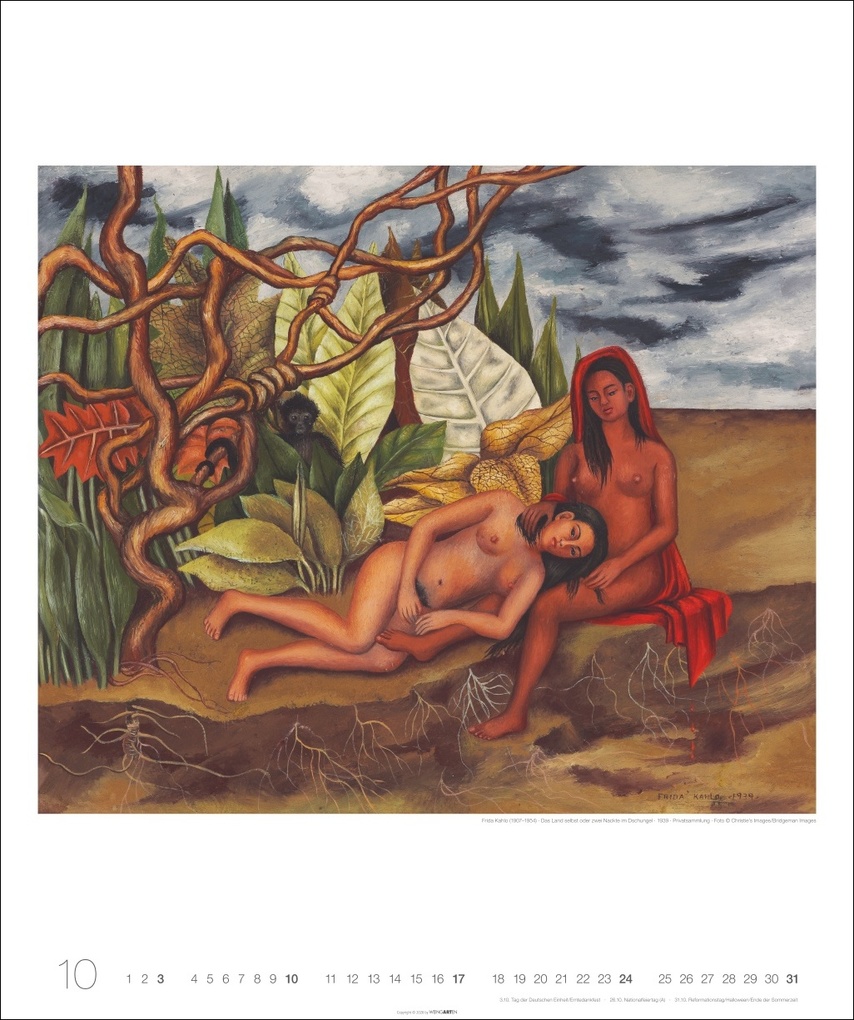 Weitere Ansicht: Frida Kahlo Edition Kalender 2027 | Frida Kahlo
