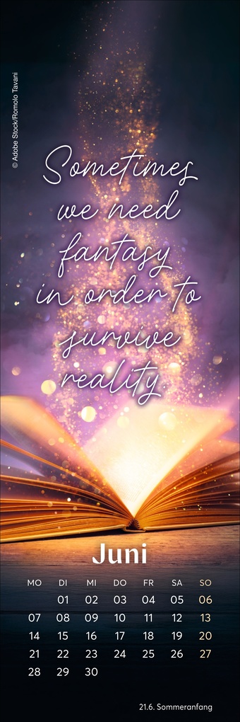 Weitere Ansicht: Fantasy Lesezeichen & Kalender 2027