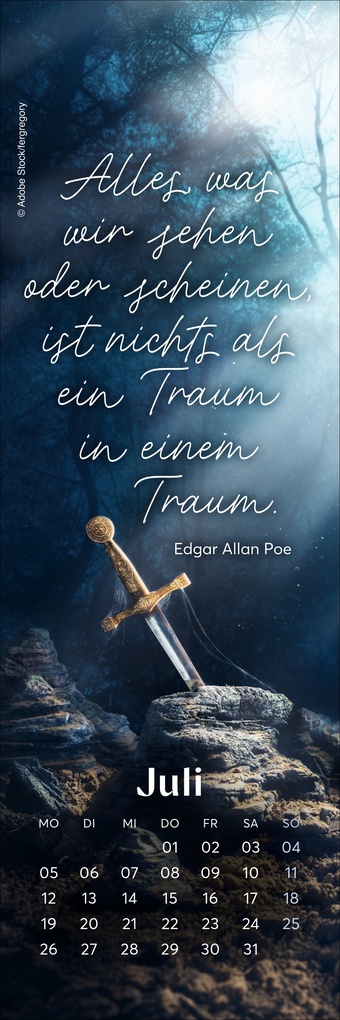 Weitere Ansicht: Fantasy Lesezeichen & Kalender 2027