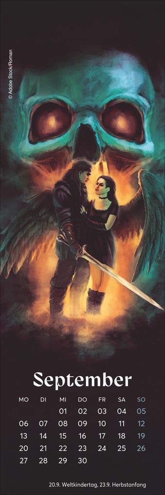 Weitere Ansicht: Fantasy Lesezeichen & Kalender 2027
