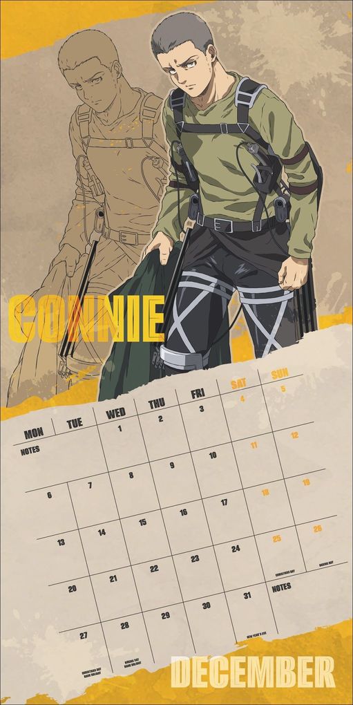 Weitere Ansicht: Attack on Titan Broschurkalender 2027