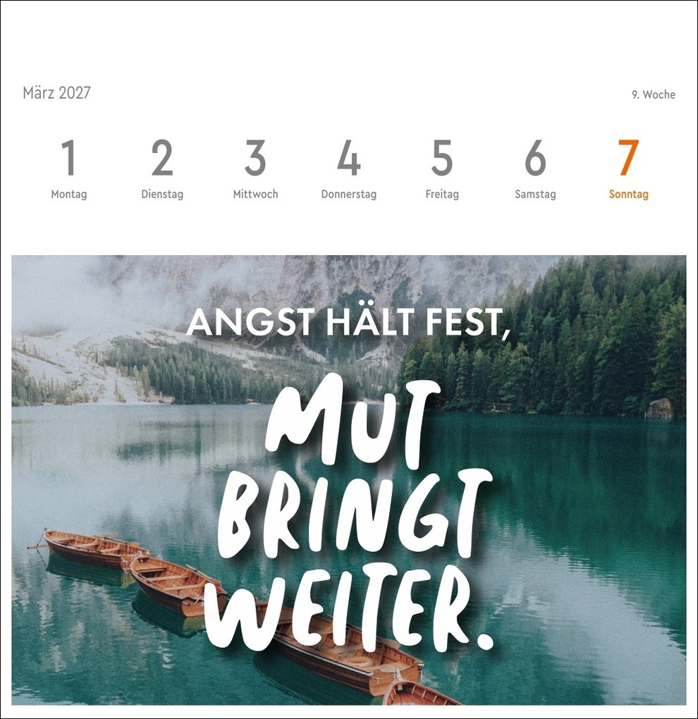 Weitere Ansicht: Visual Statements Premium-Postkartenkalender 2027