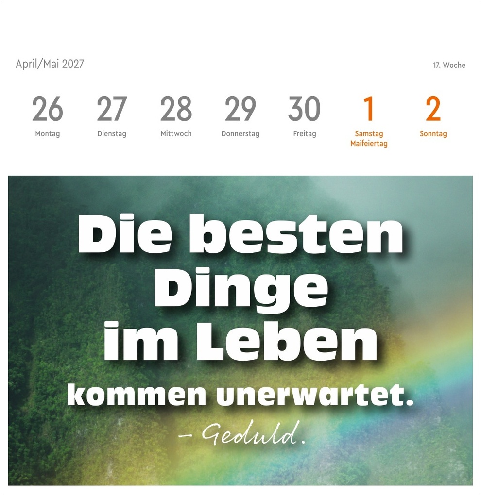 Weitere Ansicht: Visual Statements Premium-Postkartenkalender 2027