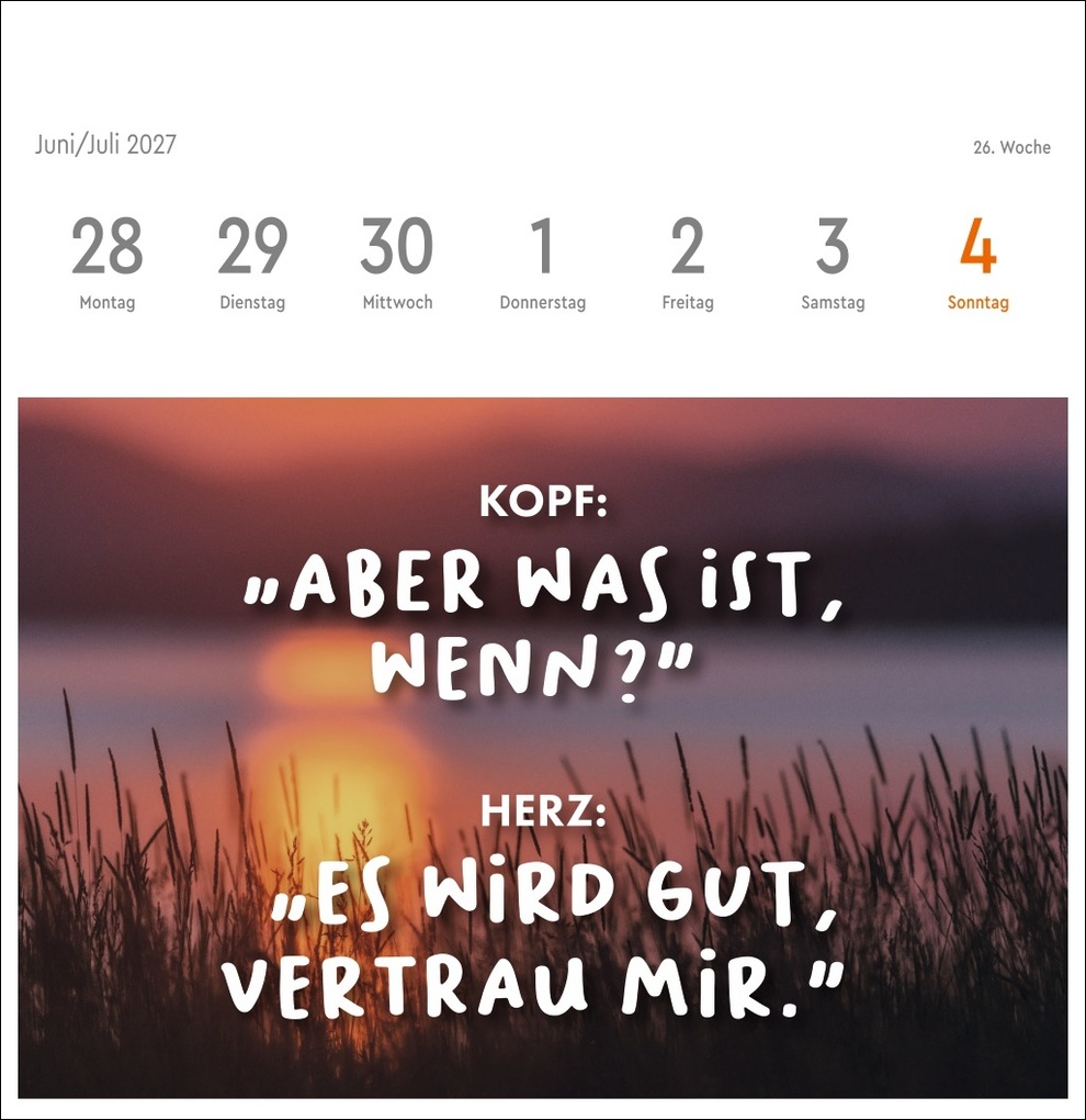 Weitere Ansicht: Visual Statements Premium-Postkartenkalender 2027