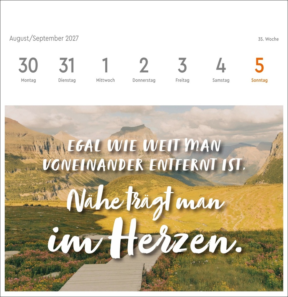 Weitere Ansicht: Visual Statements Premium-Postkartenkalender 2027