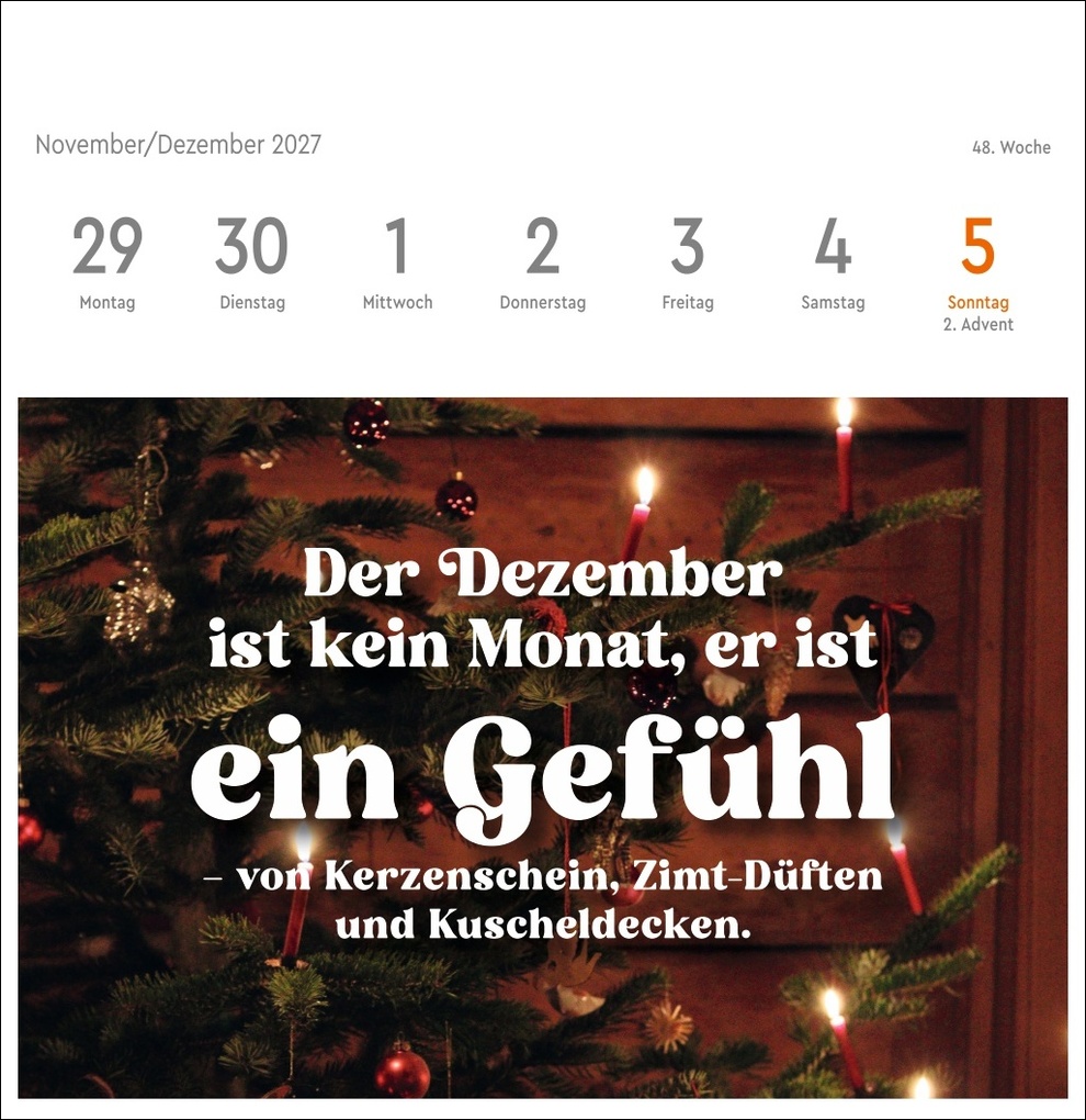 Weitere Ansicht: Visual Statements Premium-Postkartenkalender 2027